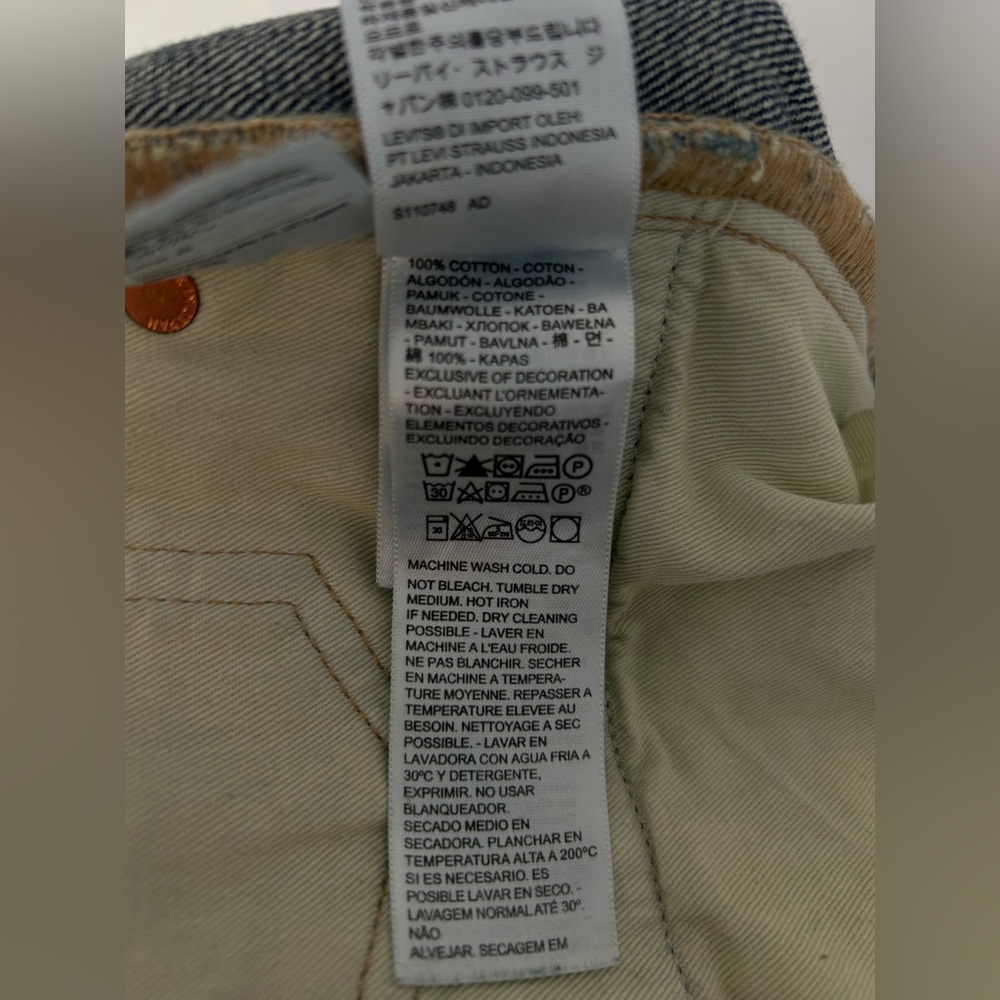 Levi’s Made in Japan Barrel Jean, Size 27 - Picture 7 of 9